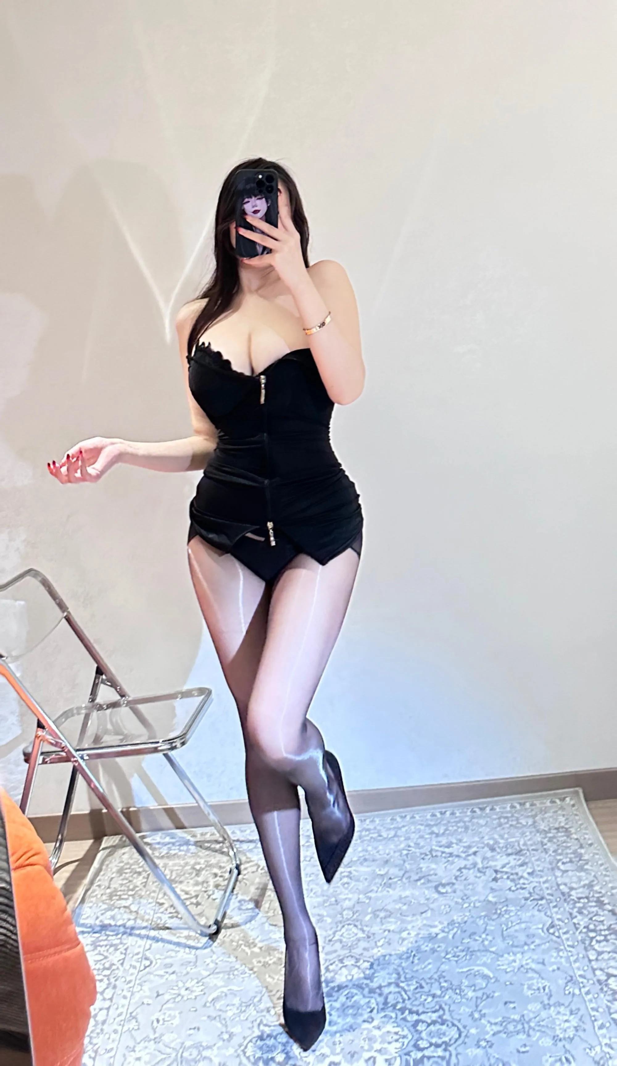 NO.029 可可西yyy – 微密圈系列 蕾丝吊带透视外套 [47P]插图5